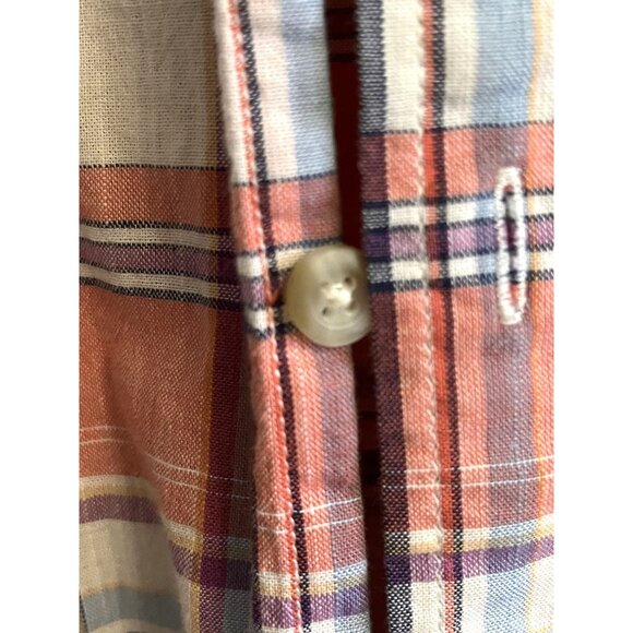 IZOD MENS XL Saltwater Relaxed Classsic Button Down Short Sleeved Shirt - Picture 5 of 11